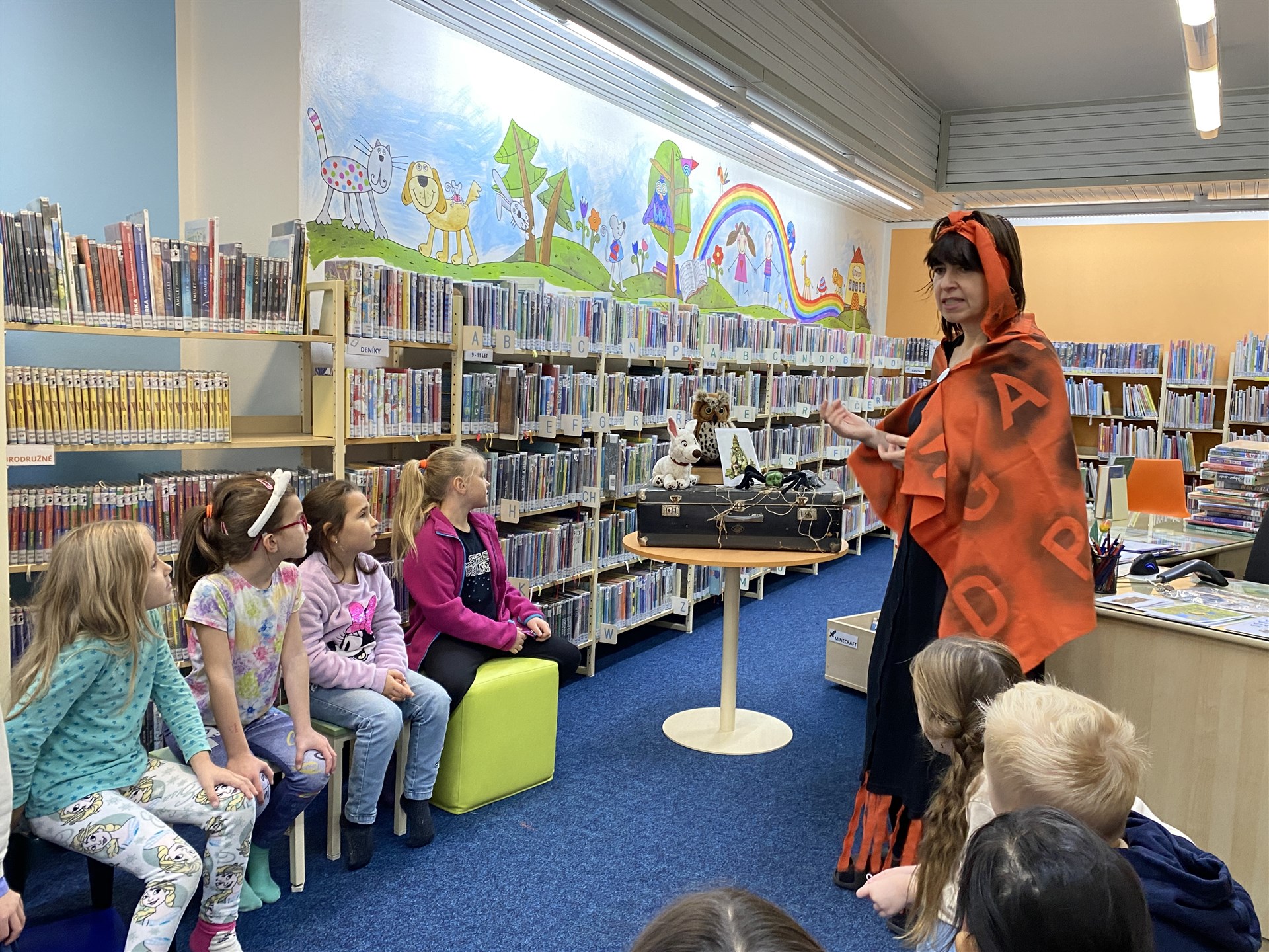 Předávání slabikářů - Knihovna Moravské Předměstí B