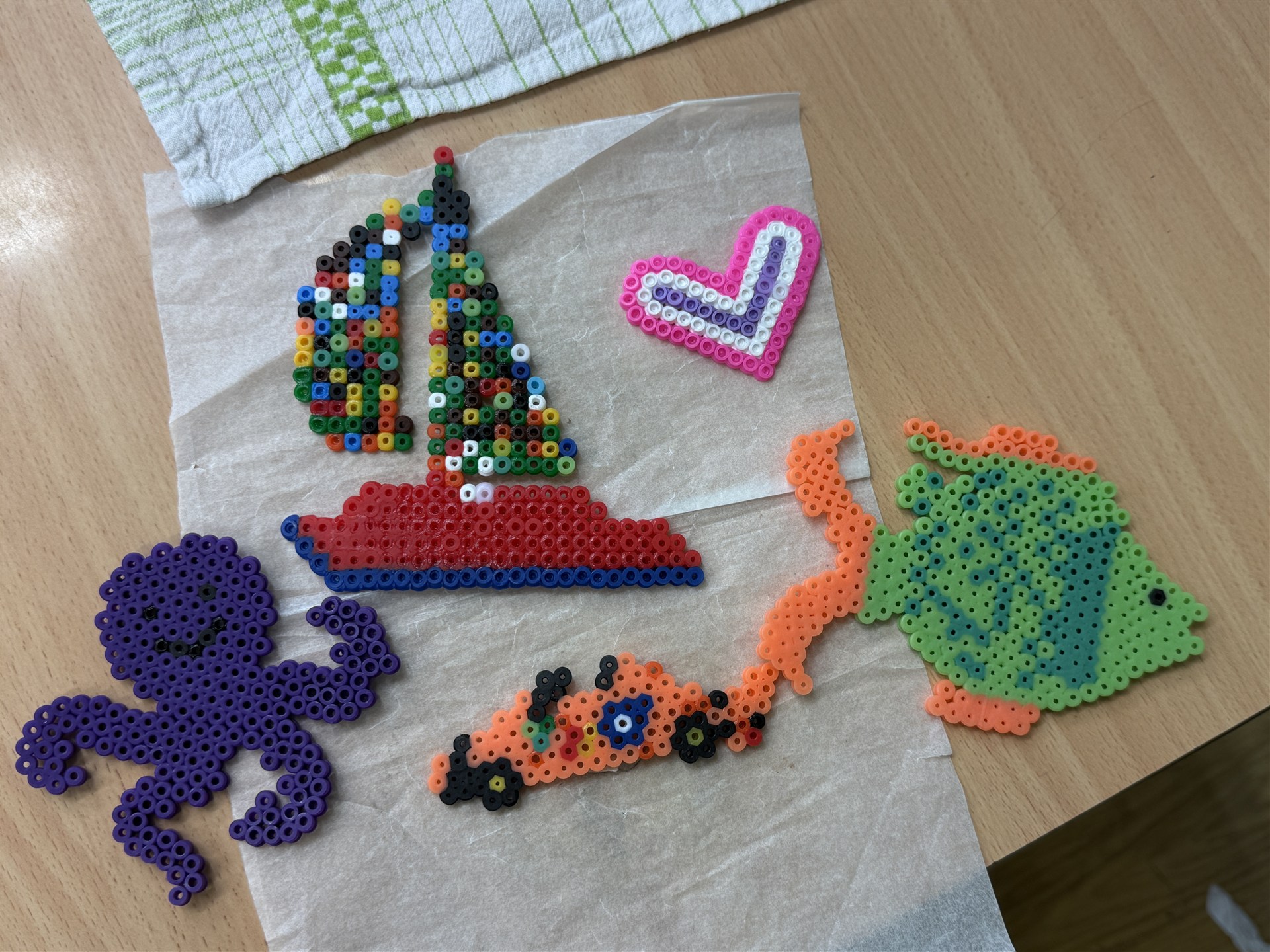 Zažehlování korálků