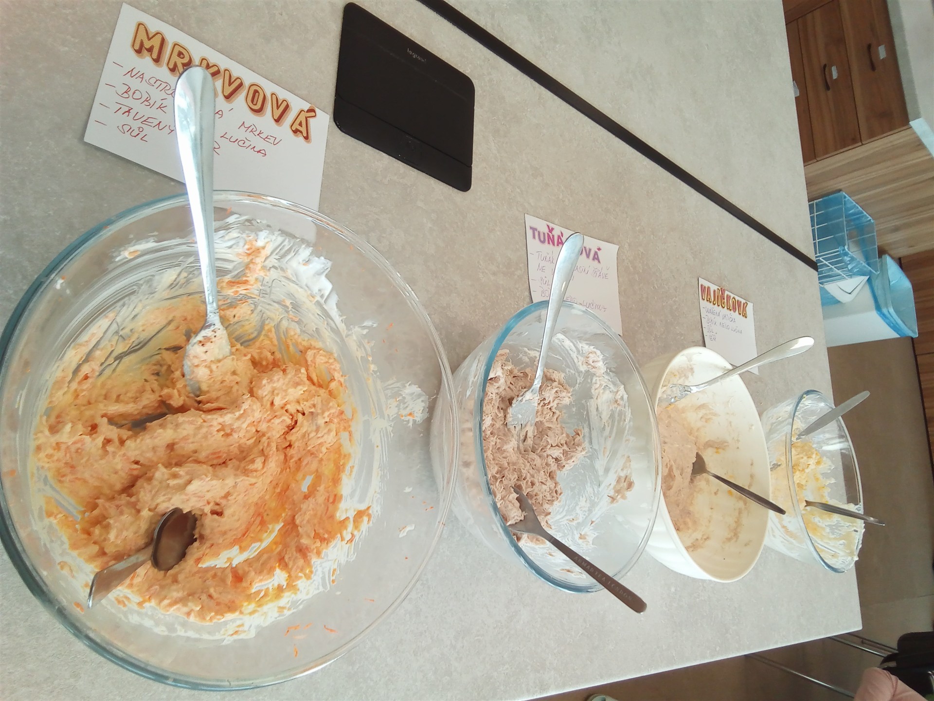 Zdravé svačiny - pomazánky 