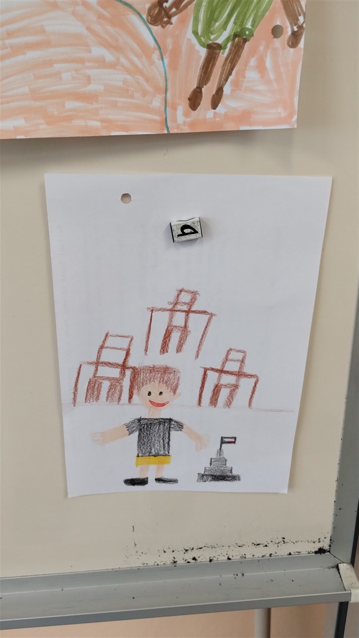 Výtvarné zobrazení družinových pravidel 