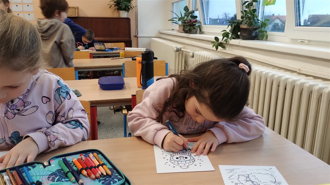 Vánoční omalovánky 