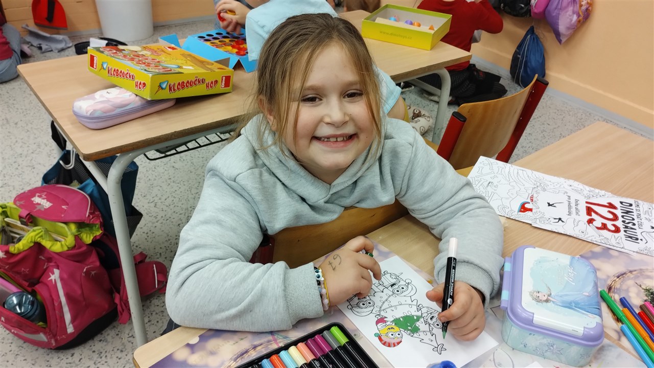 Vánoční omalovánky 