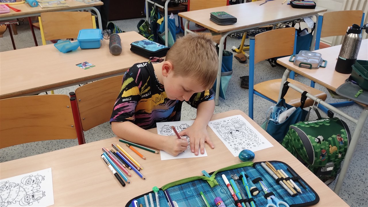 Vánoční omalovánky 