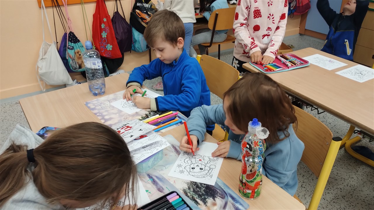 Vánoční omalovánky 