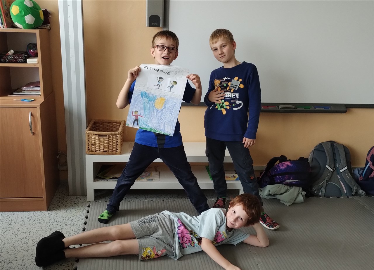 Tvůrčí tým se svým příběhem 