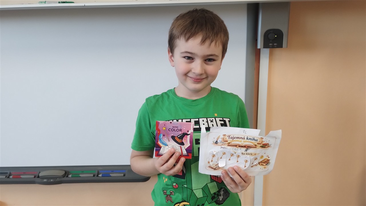 Odměna za 5 klíčů 