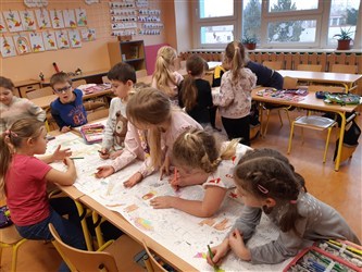 Mega omalovánka - únor 