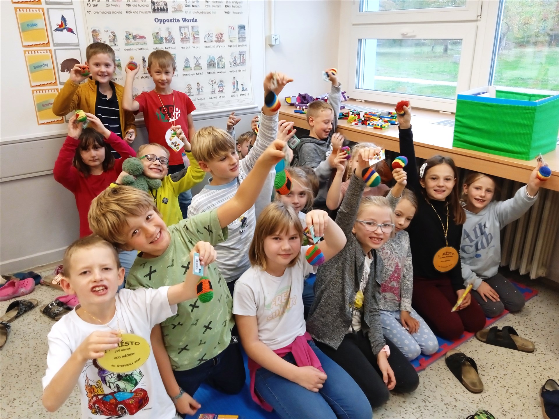 Hod míčkem - soutěž